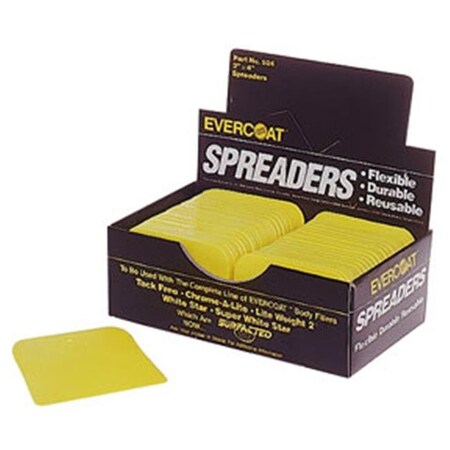 Evercoat Fibre Glass-Evercoat FIB-524 Plastic Spreaders; 3 In. X 4 In. FIB-524